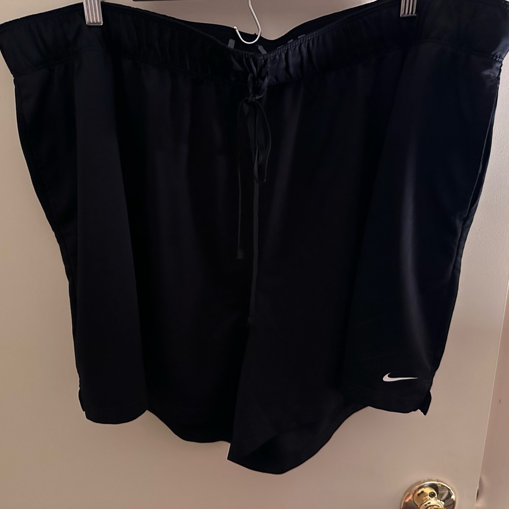 Nike Plus Size Black Athletic Shorts